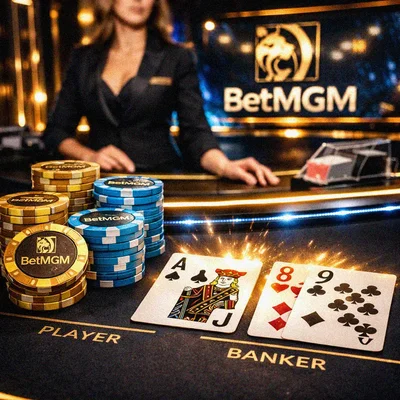Live baccarat and premium table games